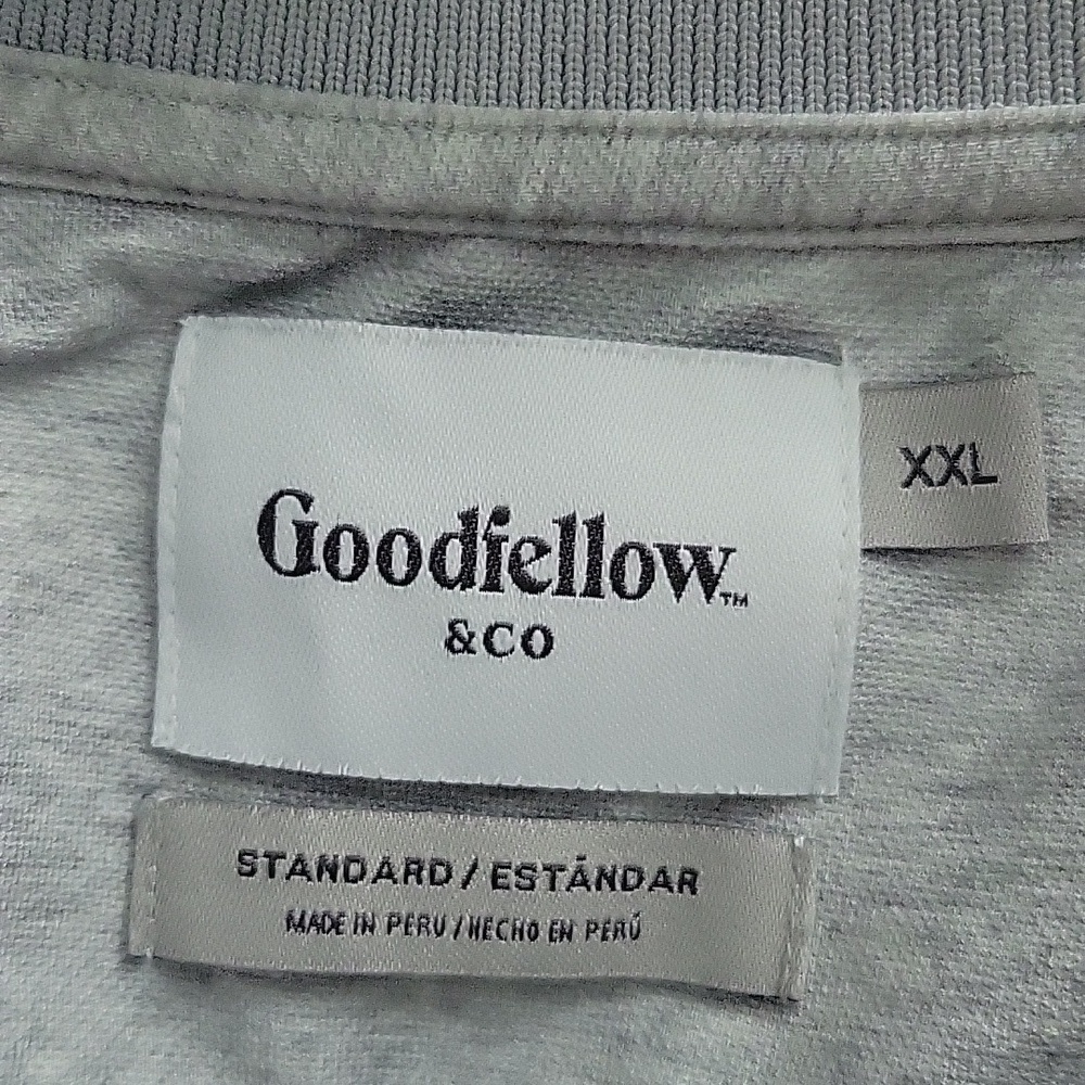 Mens Goodfellow & Co gray short sleeve polo - Picture 2 of 2